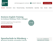 Tablet Screenshot of languageandmore.de